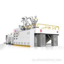 Fabricación automática de máquina de película extensible de alta velocidad con brazo oscilante